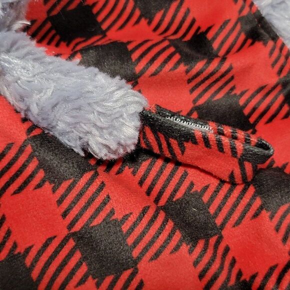 Baby Starters Baby Lovey Security Blanket Rattle Gray Dog Dream Big Little One - Picture 7 of 11